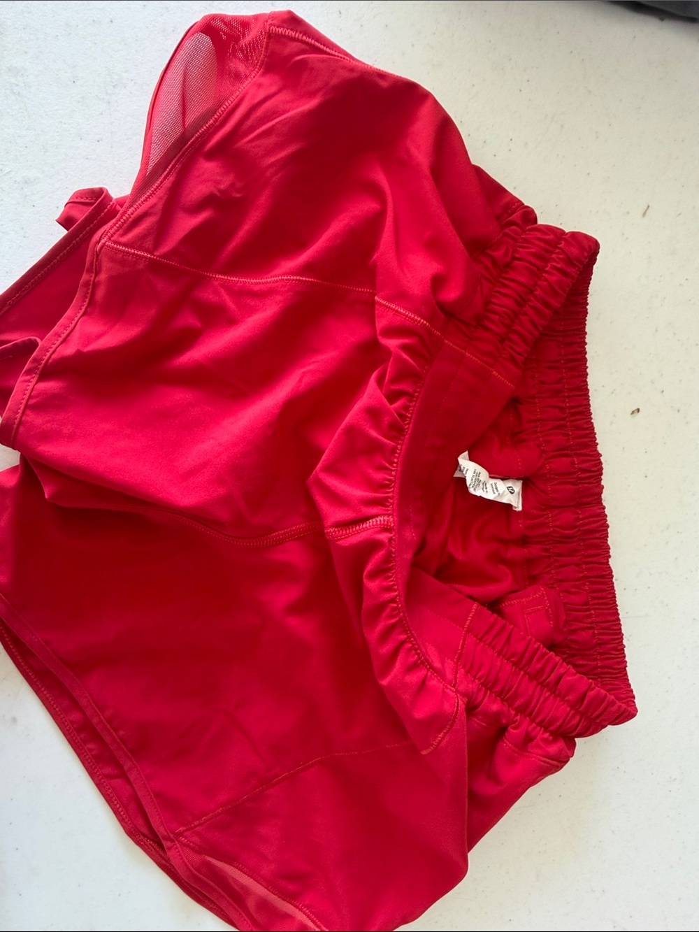 lululemon athletica Bright Red Athletic Shorts